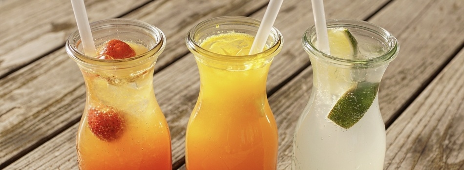 Erfrischung durch eiskalte Getränke